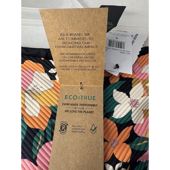 NWT- VOLCOM- HAD ME AT ALOHA-CHEEKINI Bikini Bottom Size Small Reail $52 - Picture 8 of 12